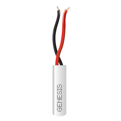 Cable para Alarma / 2x22 AWG / Cobre Sólido / Riser CMR-CL3R / 305 m (1000 ft) / Blanco