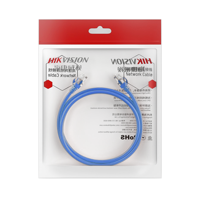 Cable de Parcheo / UTP / Cat. 6 (24 AWG) / 0.50 Metros (1.64 Pies) / Color Azul / PoE+ / Interior