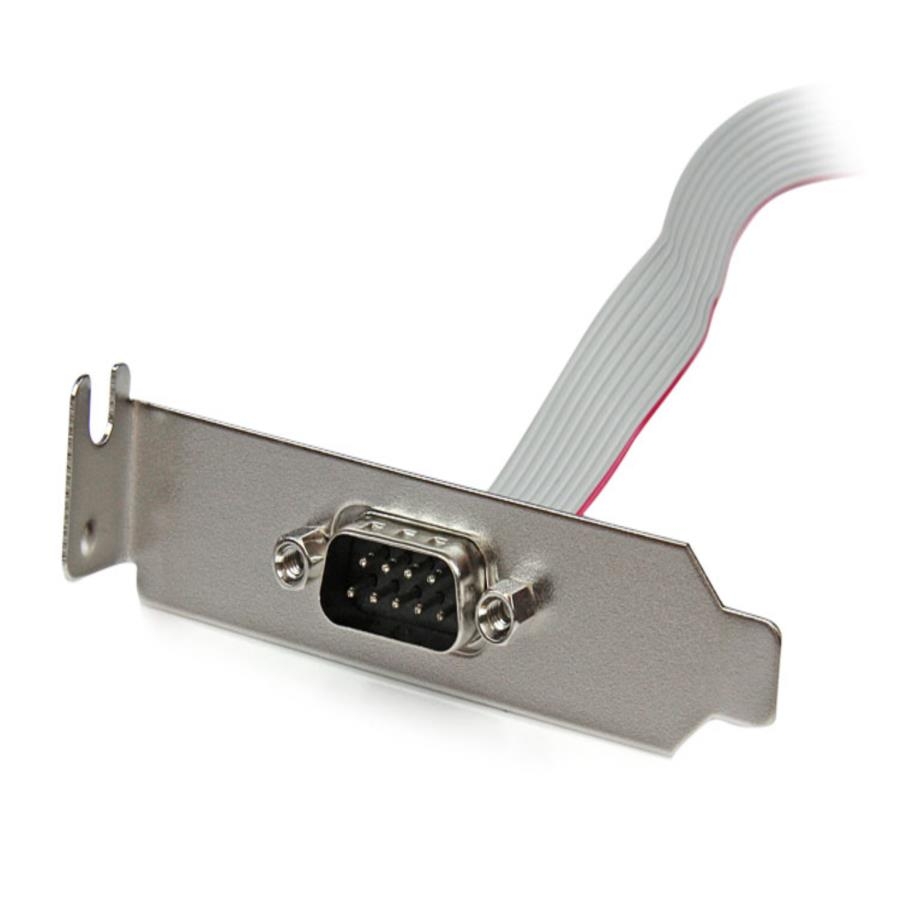 ADAPTADOR DE 0.4M HEADER CABEZAL BRACKET SERIE SERIAL DB9 RS232 A IDC 10 PINES PLACA BASE PERFIL BAJO - STARTECH.COM MOD. PLATE9M16LP