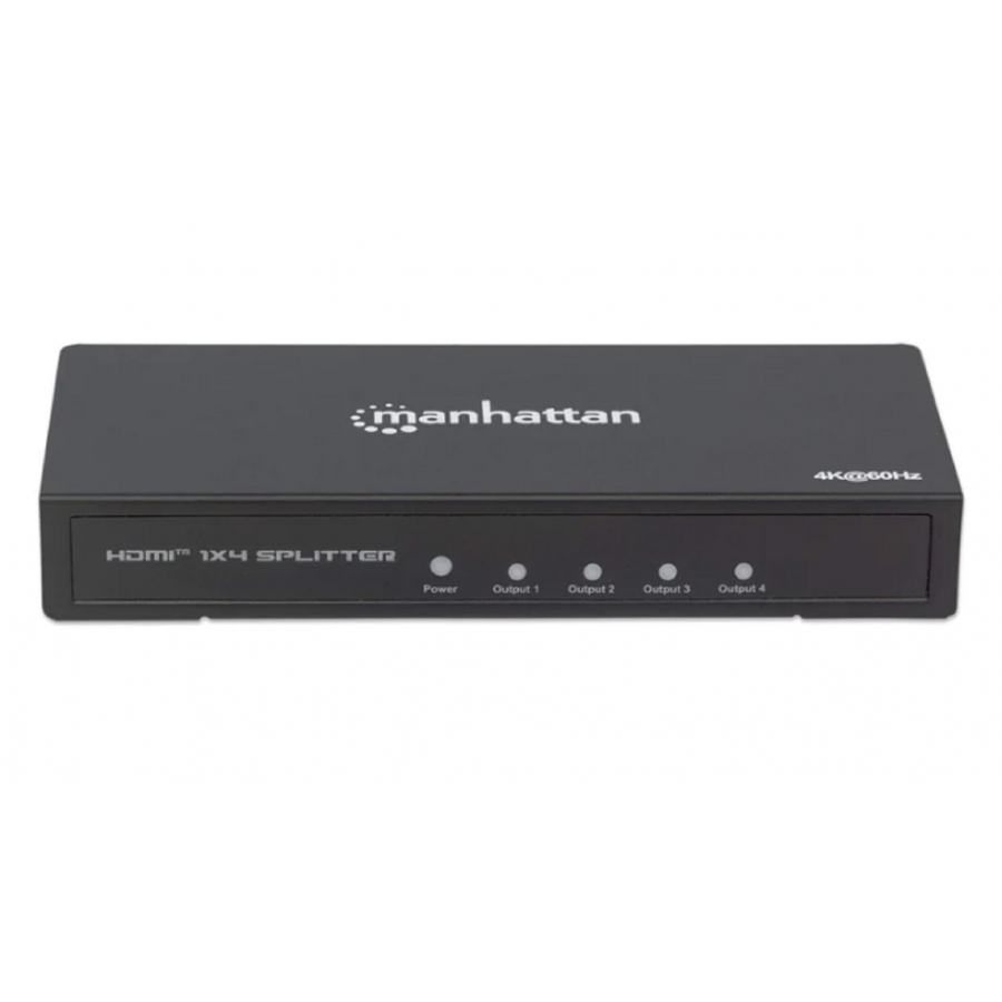 VIDEO SPLITTER,MANHATTAN,207805, HDMI 4K60HZ, 1 IN4 OUT