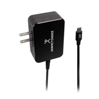 ADAPTADOR CARGADOR DE CORRIENTE CON CABLE 1.8 METROS DE 65W USB-C PERFECT CHOICE - NEGRO