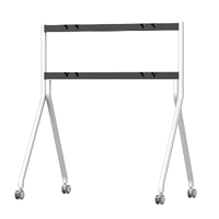 WHITE ROLLING STAND PARA HUAWEI IDEAHUB 65/75/86 INCHES