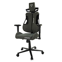 SILLA OCELOT GAMING OST-BLACK SCORPIO / TELA / BASE METALICA / DESCANSABRAZOS 2D / PISTON CLASE 4 / RECLINABLE 170 GRADOS / HASTA 150KG / COJINES LUMBAR Y CERVICAL / COLOR NEGRO