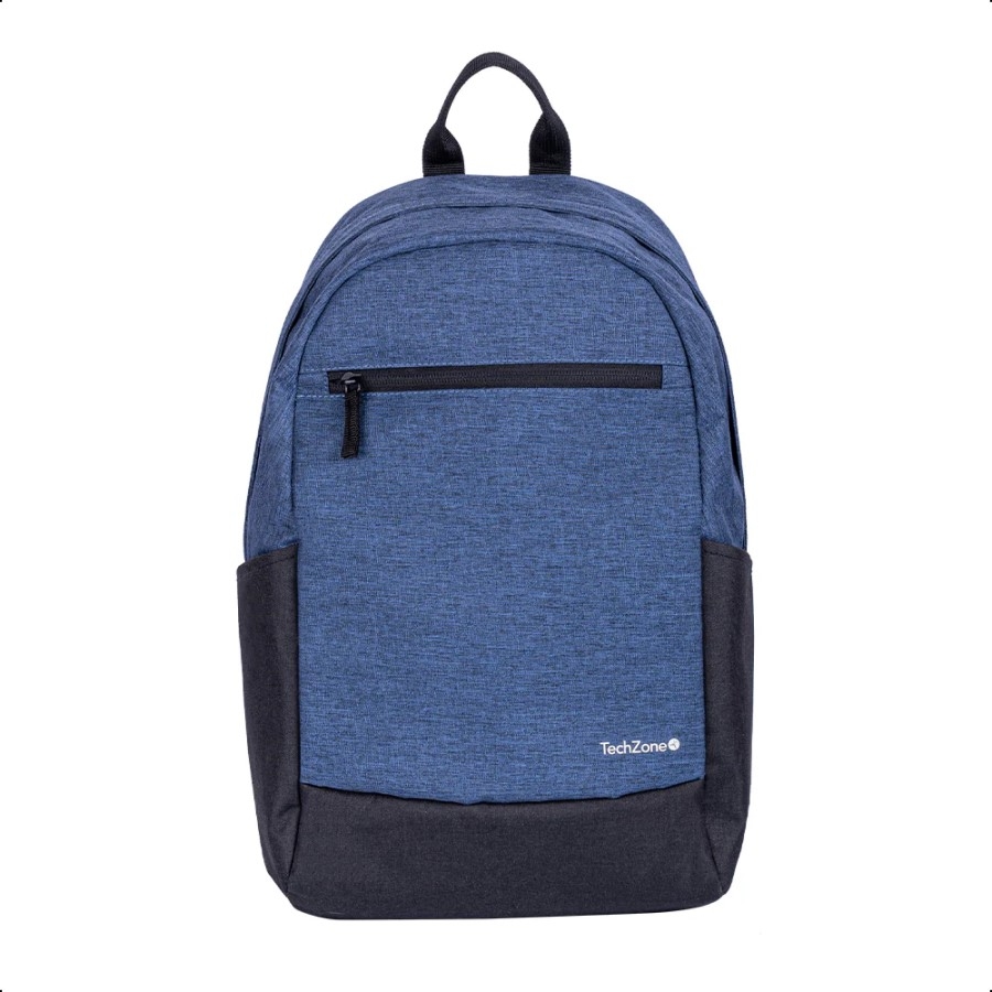 MOCHILA - BACKPACK - TECHZONE - TZLBP16 - 14 PULGADAS - AZUL/NEGRO
