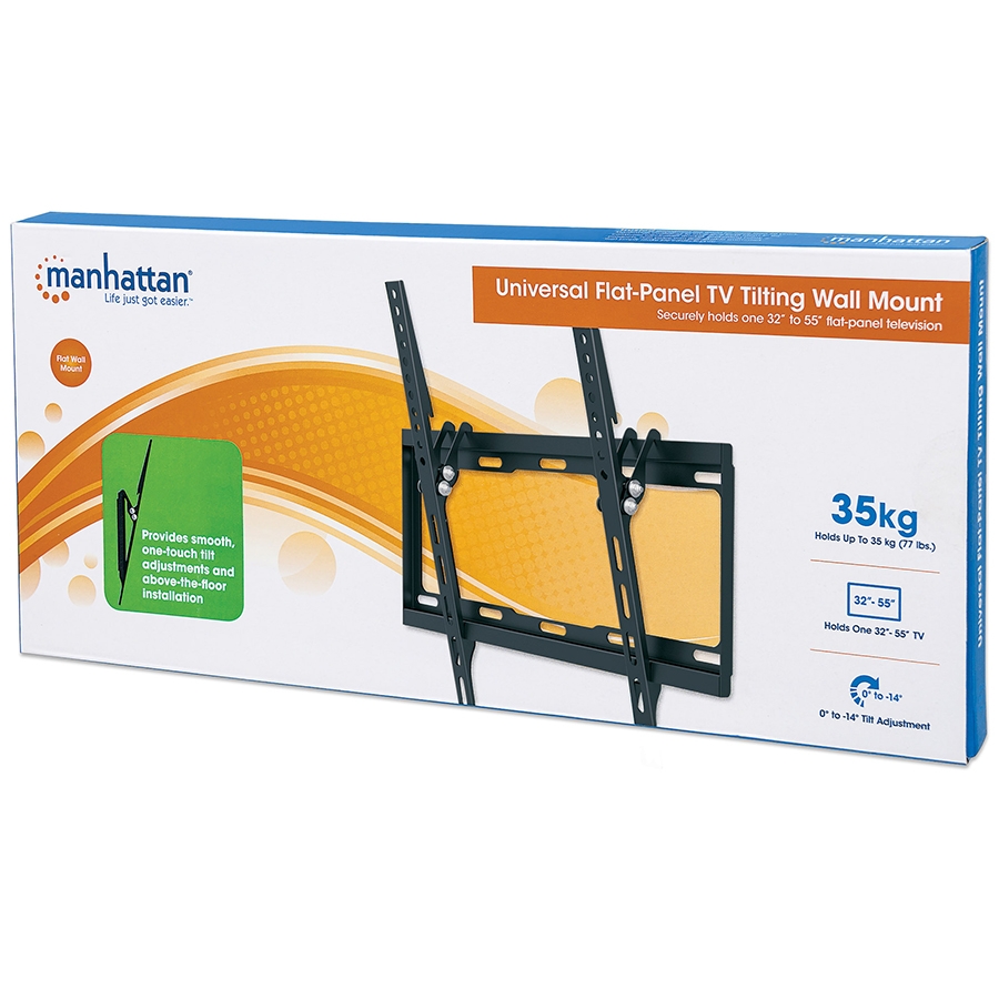 SOPORTE TVMANHATTAN,460941, P/PARED 35KG, 32 A 55 AJUSTE VERTICAL