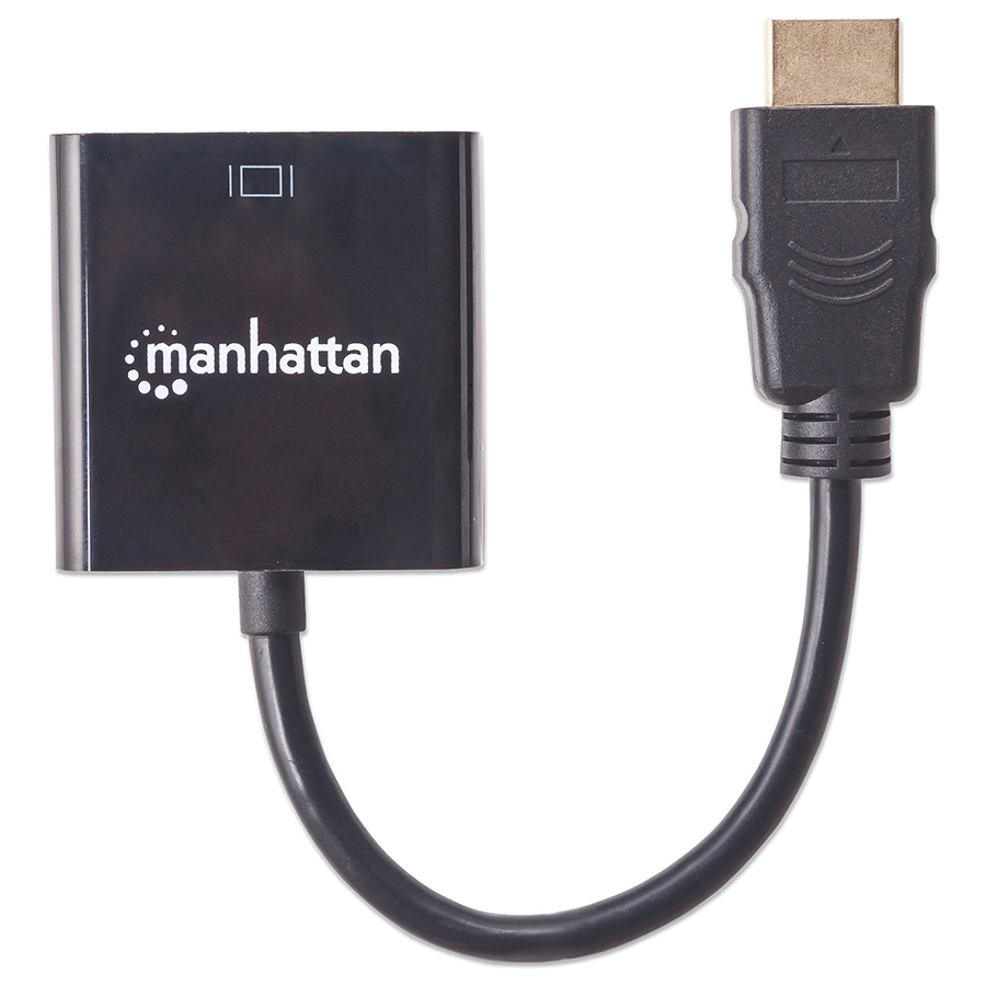CONVERTIDOR,MANHATTAN,151467, VIDEO HDMI A SVGA, BOLSA