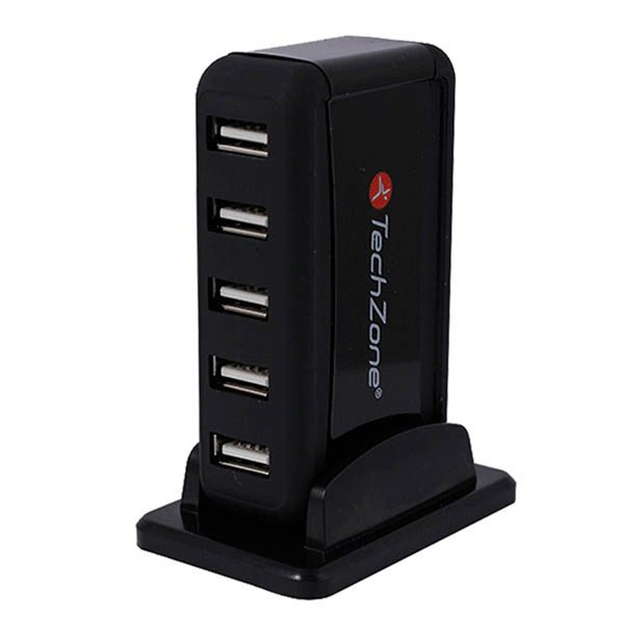 HUB - TECHZONE - TZ17HUB01 - 7 PUERTOS - USB 2.0