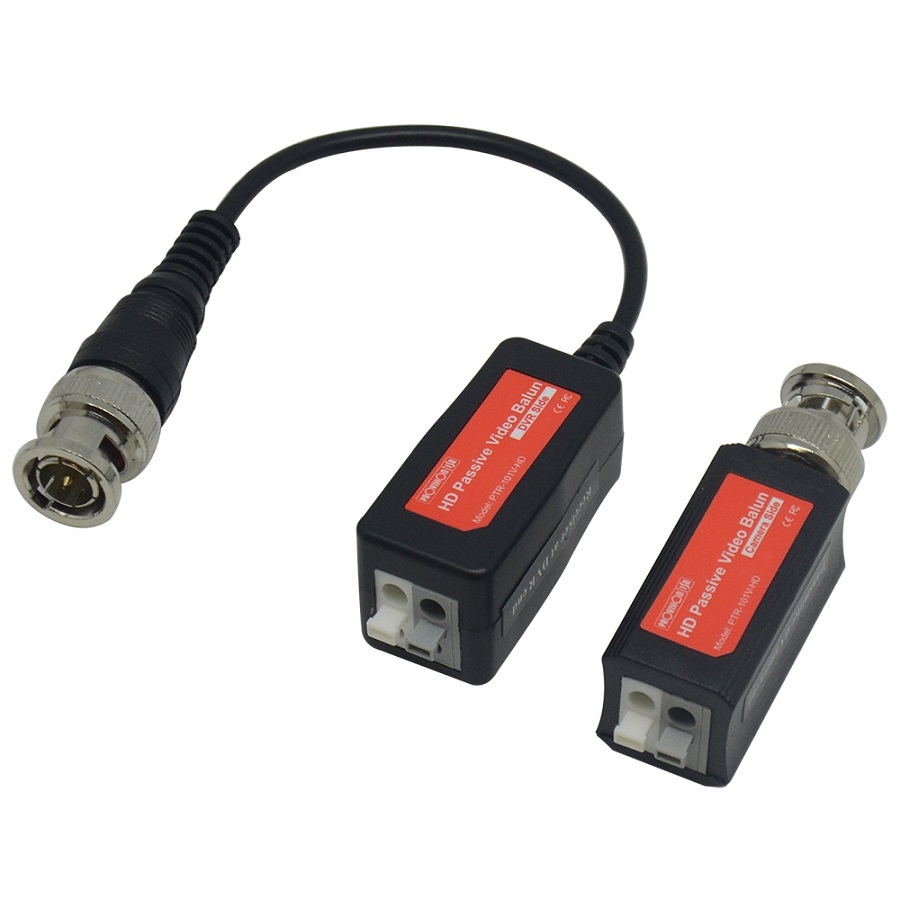 VIDEO BALUN / PROVISION ISR / PTR-101V-HD / SOPORTA HASTA 8 MEGAPIXELES / CON EXTENSION / DISTANCIA DE TRANSMISION AHD / CVBS - 200M / CVI / TVI - 150M.