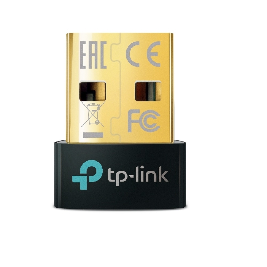 ADAPTADOR TP-LINK UB500 USB BLUETOOTH 5.0 COMPATIBLE CON VERSIONES V4.0 / 3.0 / 2.1 / 2.0 / 1.1 COMPATIBLE WIN 10 / 8.1 / 7
