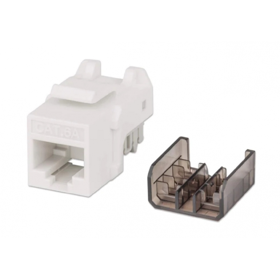 JACK,INTELLINET,772358, CAT 6A  DE IMPACTO (KEYSTONE) BLANCO