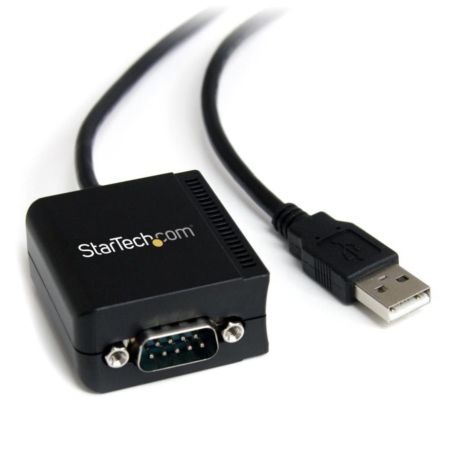 CABLE ADAPTADOR DE 1.8M USB-A A PUERTO SERIE SERIAL RS232 CON RETENCIÓN DEL PUERTO DE ASIGNACIÓN COM - 1X DB9 MACHO - 1X USB A MACHO - STARTECH.COM MOD. ICUSB2321F