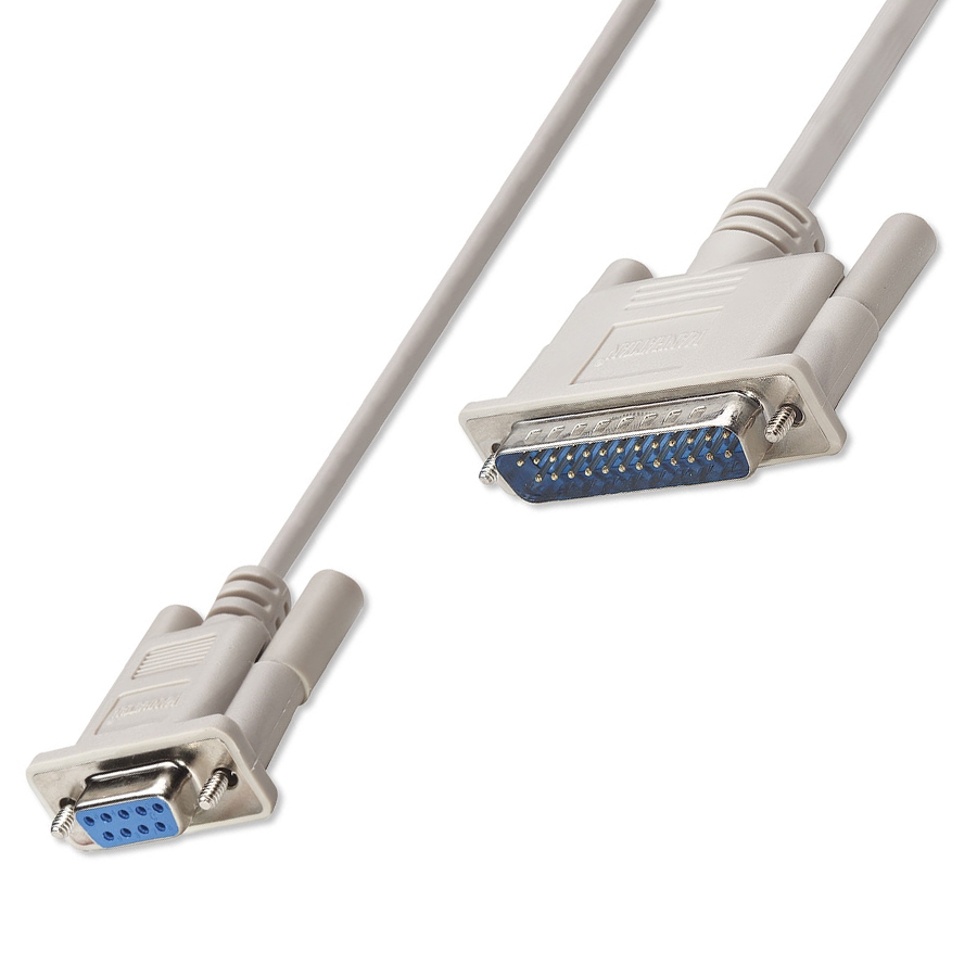CABLE NULL,MANHATTAN,314770, MODEM DB9H-DB25M 1.8M, MOL