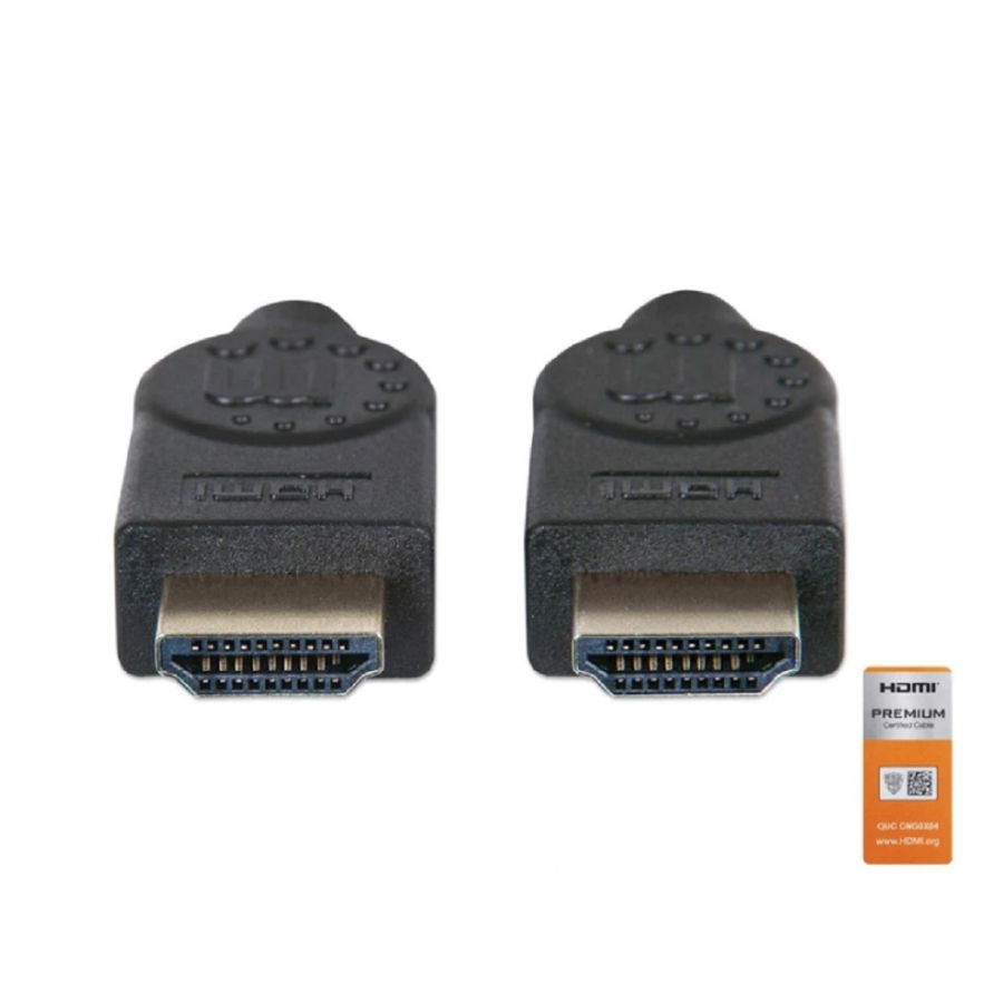 CABLE HDMI /MANHATTAN / 354837 /2.0 PREMIUM M-M  1.0M