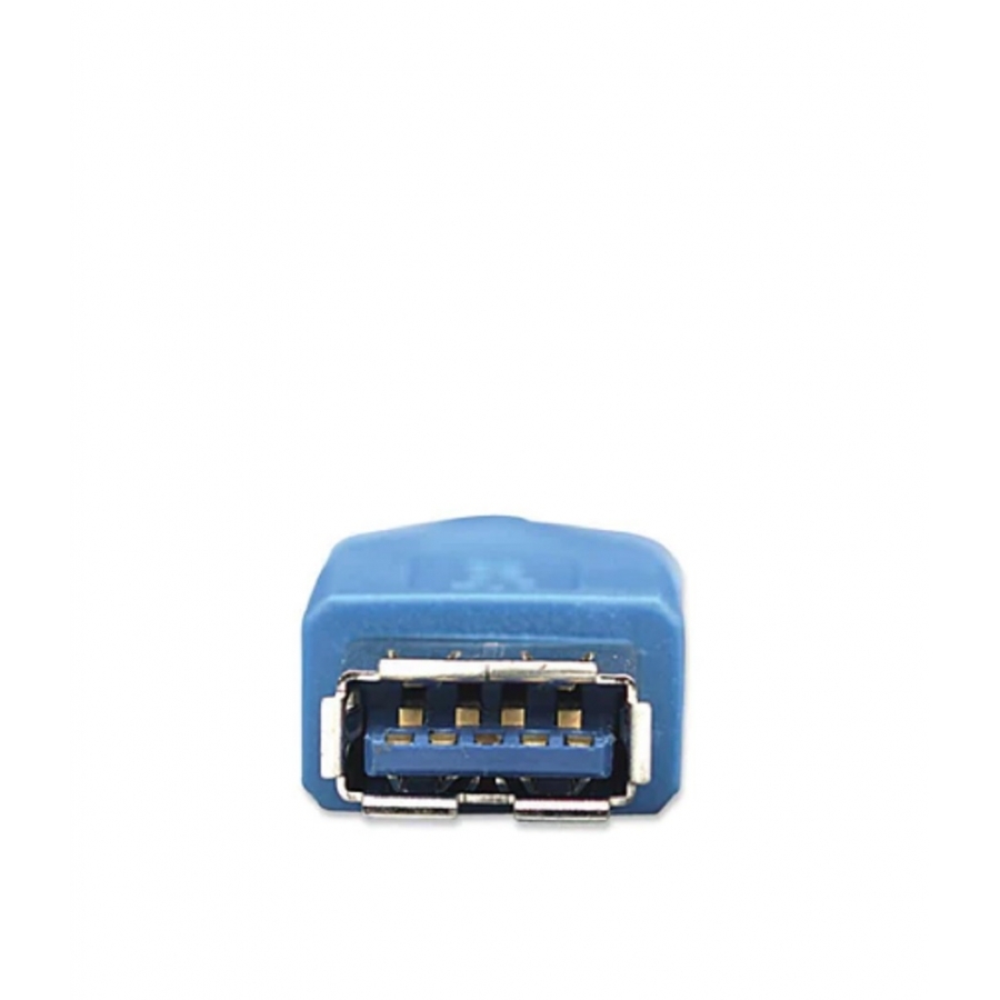 CABLE USB,MANHATTAN,322379, V3.0 EXT. 2.0M AZUL