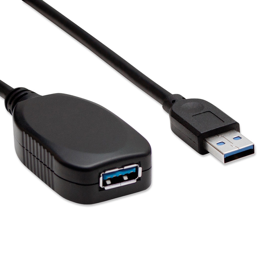 CABLE USB,MANHATTAN,150712, V3.0 EXT. ACTIVA 5M NEGRO