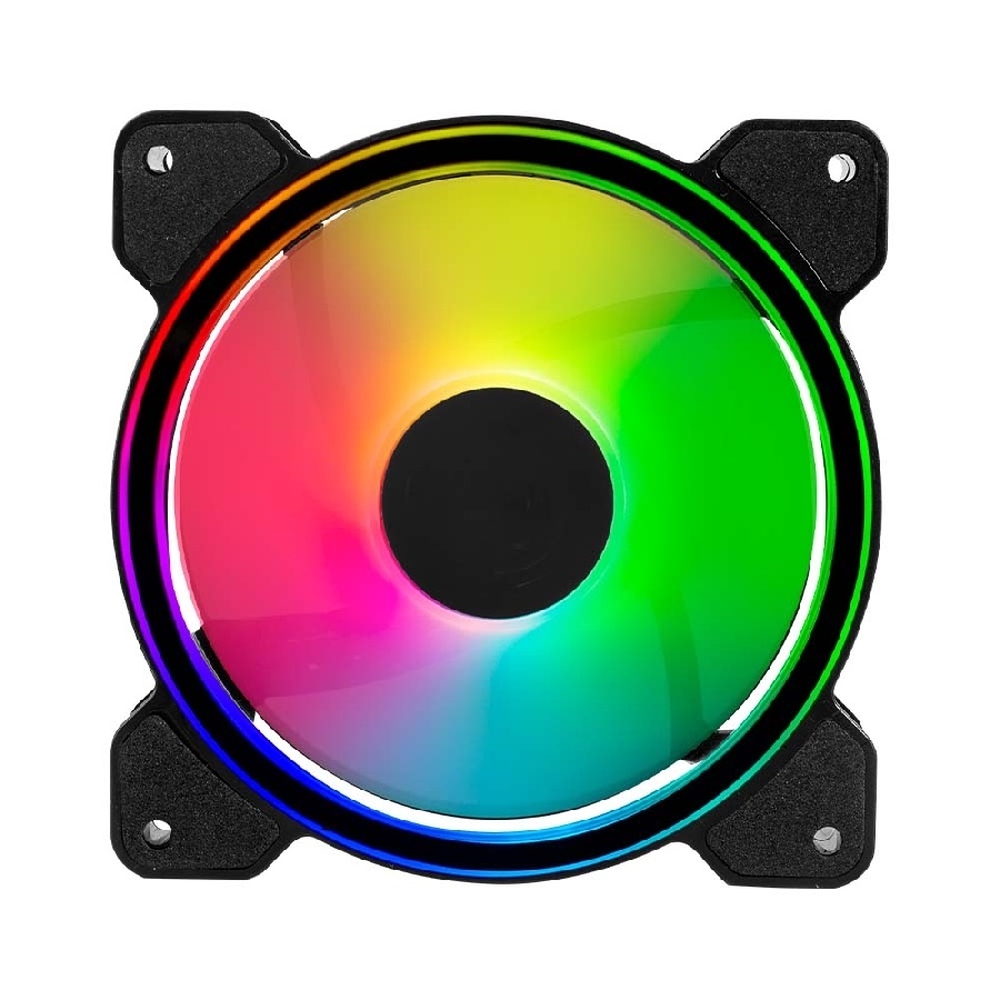 VENTILADOR PARA PC BALAM RUSH EOLOX BLAZE EX50 / FLUJO DE AIRE 30.71 CFM / SILENCIOSO 221 DB / VELOCIDAD 1200 RPM / PINES 3 MACHO Y HEMBRA / NEGRO / AURA RGB / BR-938068