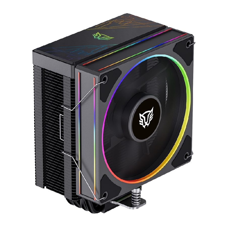 ENFRIAMIENTO DE AIRE GAMER BALAM RUSH HELIUX PRO HEX50 / DISIPADOR / TDP 220 W / COMPATIBILIDAD UNIVERSAL AMD - INTEL / ARGB PERSONALIZABLE / 4 PIPAS / VENTILADOR 120 MM / NEGRO / BR-942041