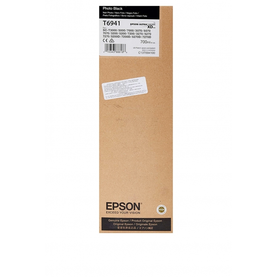 CARTUCHO EPSON MODELO T694 NEGRO PHOTO, PARA PLOTTER SERIE T (700 ML)