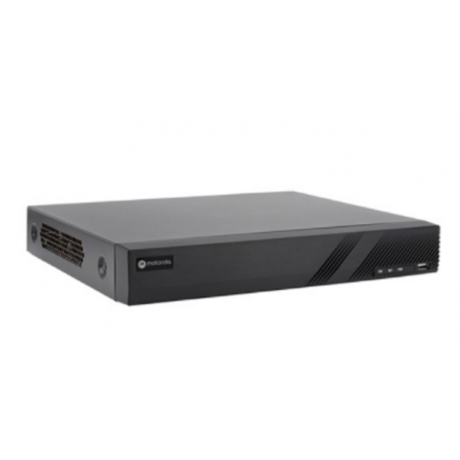 DVR MOTOROLA MTD041F0011 / 4 CANALES / 2 CANALES IPC ADICIONALES / 5MP FULL HD DE 1080P / ANALITICOS / H.265 / H.264 / MJPEG / SATA X1 / POS 2 CANALES / CYBERSEGURIDAD GDRP