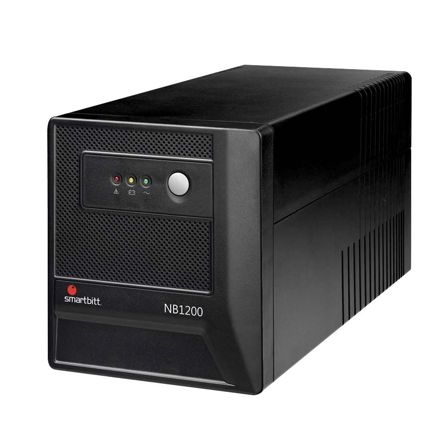 NO-BREAK INTERACTIVO SMARTBITT SBNB1200 1200VA/600W, CLAVIJA NEMA 5-15P, 8 CONTACTOS, TIPO NEMA 5-15R CON RESPALDO DE BATERIAS, REGULACION Y SUPRESION DE PICOS, PROTECCIN RJ-11, PUERTO USB
