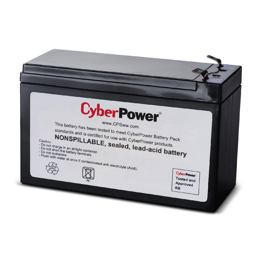 BATERIA DE REEMPLAZO CYBERPOWER RB1280 12V/8AH. GARANTIA 1 AÑO