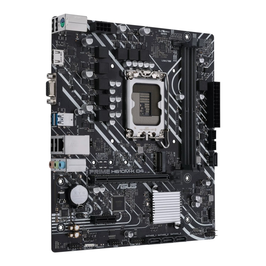 MB ASUS H610 INTEL S-1700 14A GEN/2X DDR4 2666/HDMI/D-SUB/M.2/2X USB3.2/MICRO ATX/GAMA BASICA