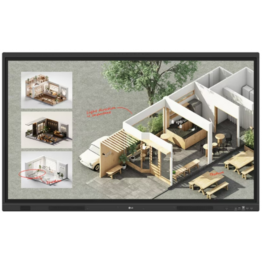 MONITOR INTERACTIVO TOUCHSCREEN LG DE 55 PLG, UHD, 400 NITS DE BRILLO, PUNTOS MULTI-TACTIL DE ESCRITURA 40 HDMI 3, ENTRADA RGB/AUDIO, ENTRADA RS232C, RJ45, USB 2.0, ANDROID 14