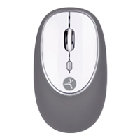 MOUSE - TECHZONE - TZACMOI16 - INALAMBRICO USB A - BATERIA AAA - ALCANCE 10M - SILICON RELLENO DE GEL - REDUCTOR DE ESTRÉS - 2.4GHZ - OPTICO - 1200 DPIS - 2 BOTONES + SCROLL - BLANCO/GRIS