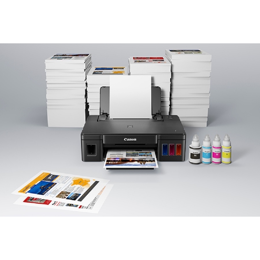 IMPRESORA CANON PIXMA G1110, IMP 8.8 NEGRO/5 COLOR, TINTA CONTINUA, USB, CONSUMIBLE GI-190