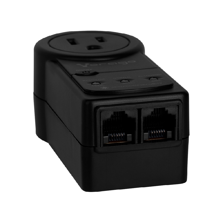 PROTECTOR DE VOLTAJE / VORAGO / AVR-300-WH / 1,800W / RJ45 / PORTATIL / BLANCO / RECOMENDADO PARA ELECTRODOMESTICOS