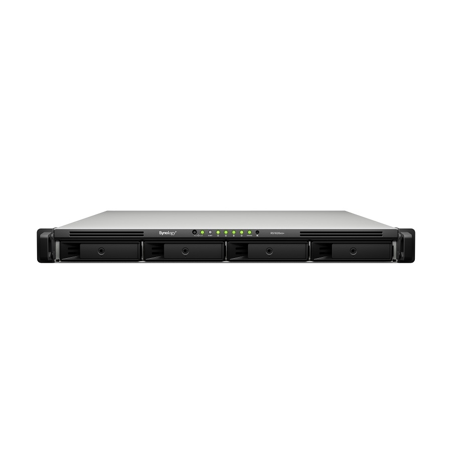 NAS SYNOLOGY RS1626XS+ /4 BAHIAS/CRECE A 16 CON UNIDAD DE EXPANSION/ SEIS NUCLEOS 2.9BASE /3.5 TURBO GHZ/16 GB DDR4/2 LAN RJ-45 10GBE /USB 3.2X2/HOT-SWAP/ SIN DISCOS DUROS/ INTEL XEON D-1726