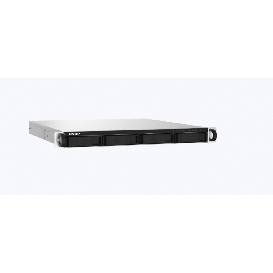 NAS QNAP TS-432PXU-2G /4 BAHIAS SATA HDD 3,5/RACK 1U/NUCLEO CUADRUPLE 1.7GHZ/2GB DDR4 UDIMM HASTA 16GB/2 PTO 2,5 GBE /2 PTO 10 GBE/USB 3.2 X4/ HOTSWAP/ NO INCLUYE DISCOS/ HASTA 72TB