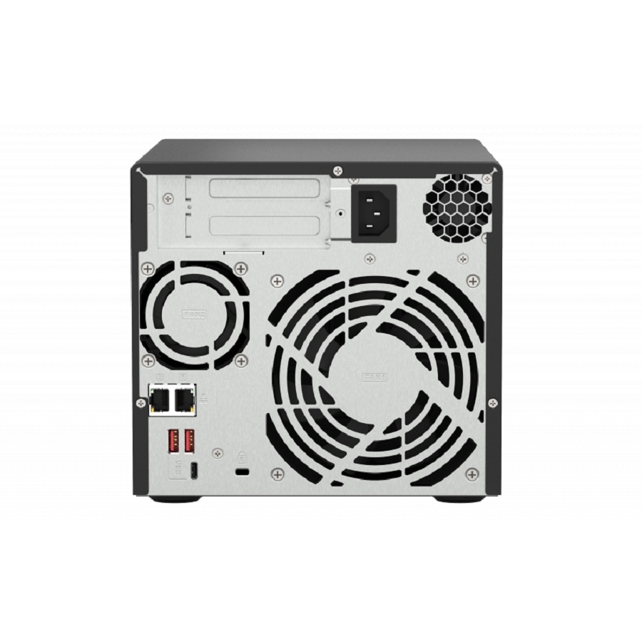 NAS QNAP TS-473A-8G/ 4 BAHIAS NUCLEO CUADRUPLE HASTA 2.7 GHZ AMD RYZEN 8GB DDR4 SO-DIMM/2 PTO 2,5 GBE / 1 PTO 10GBE/ USB 3.2X3/ HOTSWAP/SATA/HASTA 72TB/ NO INCLUYE DISCOS