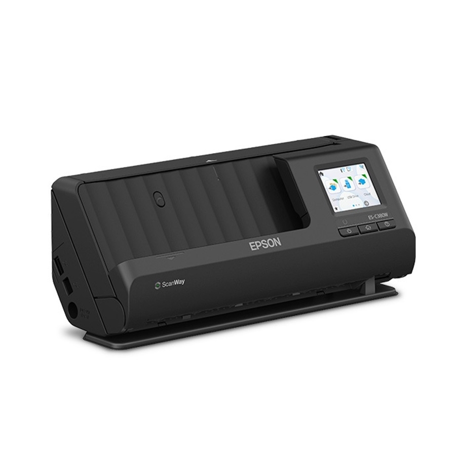 ESCANER EPSON WORKFORCE ES-C380W, 30 PPM / 60IPM, 600D PI,1200 DPI, LED RGB, USB, WIFI