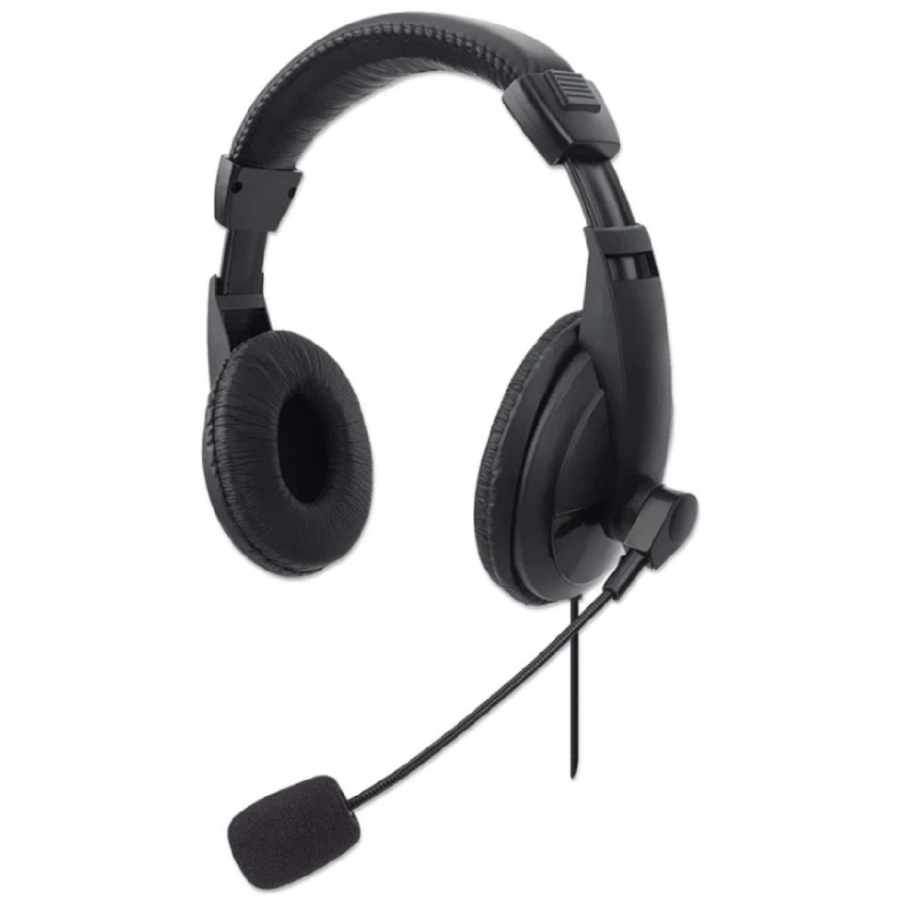 AUDIFONOS DIADEMA, MANHATTAN,179843, USB MEDIANO, CONTROL INTEGRADO