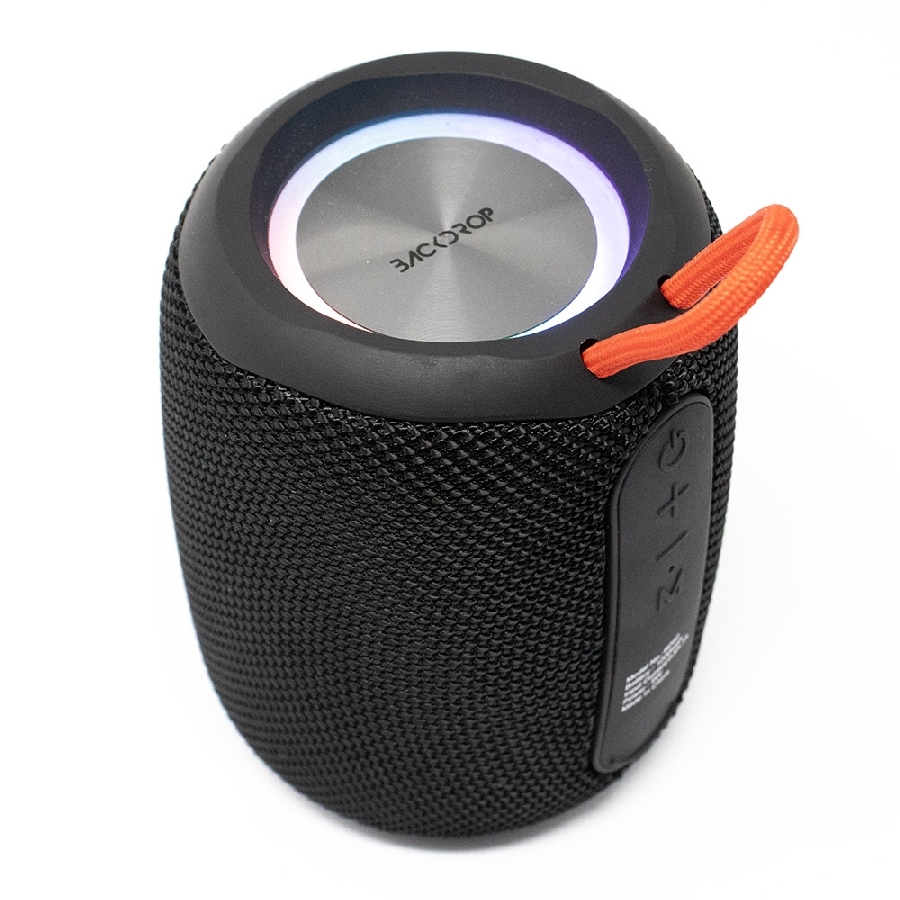 BOCINA BLUETOOTH BACKDROP BD92 NEGRA / 5W / AUX / RADIO FM/ MICRO SD CARD/USB