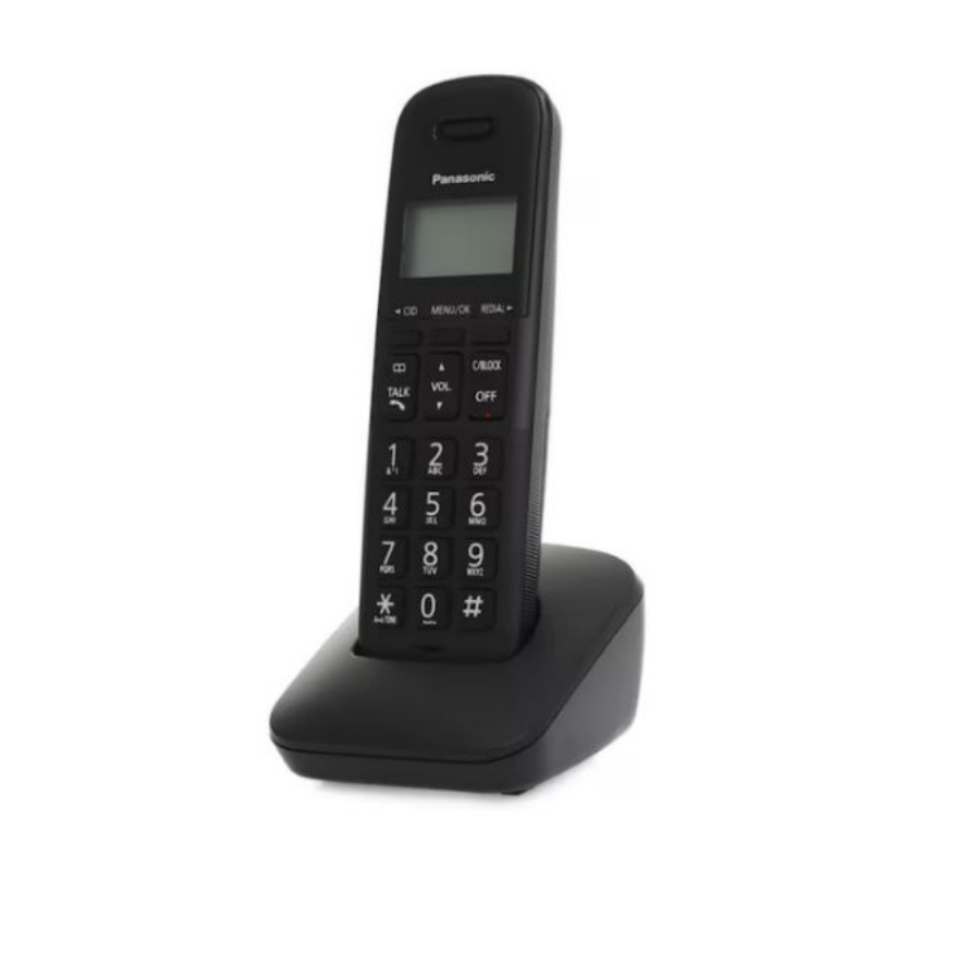 TELEFONO PANASONIC KX-TGB310MEB INALAMBRICO PANTALLA LCD COLOR AMBAR50 NUMEROS EN DIRECTORIO BLOQUE DE LLAMADAS NO DESEADAS VOLUMEN DE RECEPTOR LOCALIZADOR DE AURICULAR NEGRO