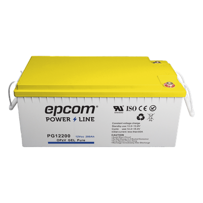 Batería GEL OPzV / 12 Vcc / 200 Ah / Ciclo Profundo / Descarga 500 A / 20 Años Flotación