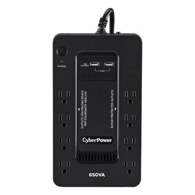 UPS Standby / 650 VA / 390 W / 8 Tomas NEMA 5-15R / 3 Tomas ECO / Protección 526 J / LCD Multifunción
