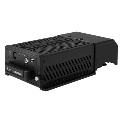 DVR Móvil / 8 Canales / 4 AHD 2 Megapixel + 4 IP / H.265 / HDD y SSD M.2 / 4G / WiFi / GPS / -40 a 70°C (-40 a 158°F)