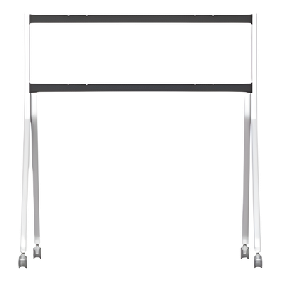 Soporte con ruedas / 95 kg capacidad / 1525x1302x764 mm / 5005x4276x2507 pies / VESA 800x400 y 600x400 / Acero al carbono