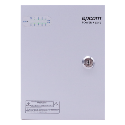 Fuente de Alimentación Profesional / 9 Canales / 16 A Total / 1.8 A por Canal / Voltaje Ajustable 11-15 VCC / 200 W / Operación -20°C a 70°C
