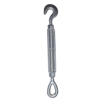 Tensor de Acero Forjado / 1/2 in / Carrera 6 in / Ojo-Gancho / Galvanizado Inmersión en Caliente / Carga 1500 lbs