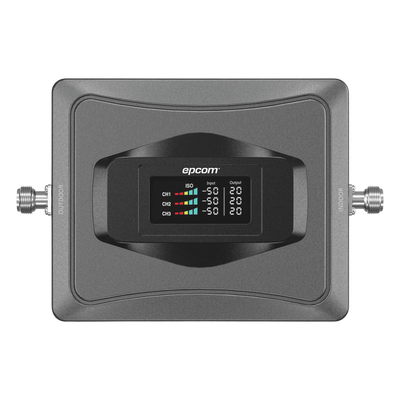 Amplificador de Señal Celular / Triple Banda 850/1900(+)/2100(+) MHz / Ganancia 68 dB / Cobertura 1000 m² (10764 ft²) / Compatibilidad Multioperador / Sin Configuración
