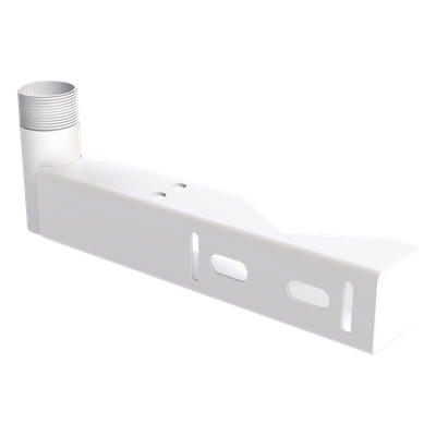 Herraje para Lámpara de Obstrucción / Acero Galvanizado / Pintura Electrolítica Blanca / Fijación 7/8' a 1-1/4' / Compatible STZ30 STZ35 STZ45