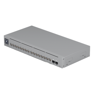 Switch PoE Administrable / 16 Puertos / 4x 2.5 GbE PoE++ / 12x GbE PoE+ / 2x SFP+ 10G / 180W / Pantalla Táctil 1.3'