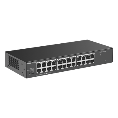 Switch No Administrable / 24 Puertos Gigabit / 48 Gbps / Sin Ventilador / Protección 4 kV