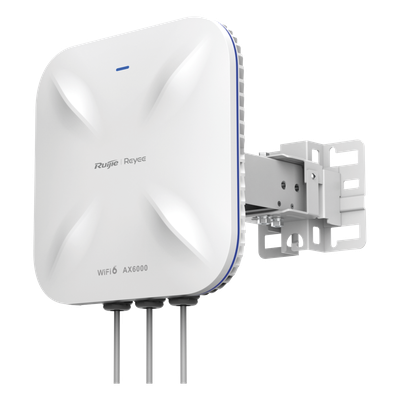 Punto de Acceso Mesh Wi-Fi 6 / Dual Banda 2.4/5 GHz / 5.95 Gbps / MU-MIMO 4x4 / Puerto 2.5G y SFP / IP68 / -40°C a 65°C