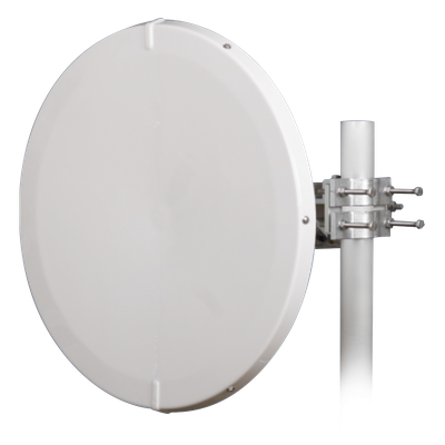 Antena Parabólica Direccional MIMO / 30.5 ± 1 dBi / 5.9-7.125 GHz / Plato Profundo 2 ft / Dual Polarización / RP-SMA (x2) / F/B Ratio ≥ 45 dB