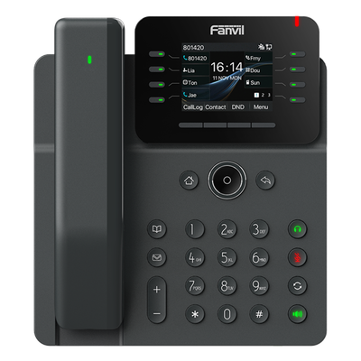 Teléfono IP / Handset Inalámbrico Bluetooth / 12 Líneas SIP / Pantalla IPS Táctil 2.8" HD / Conferencia 6 Vías / Puertos Gigabit / PoE 802.3af